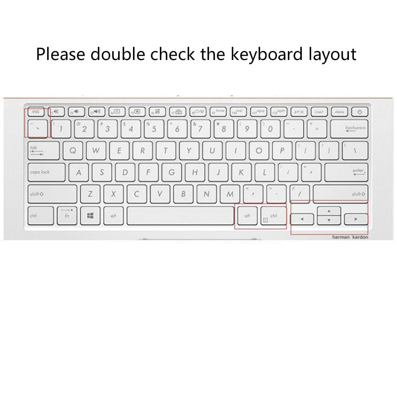 Cover Pelindung Keyboard Bahan Silikon Ultra Tipis Untuk Asus U4300 U4300Fn Zenbook U2 Ux433 14 Inci