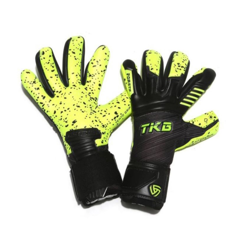 Sarung Tangan Kiper TKB Forste Poison Green Hybrid Reverse Original