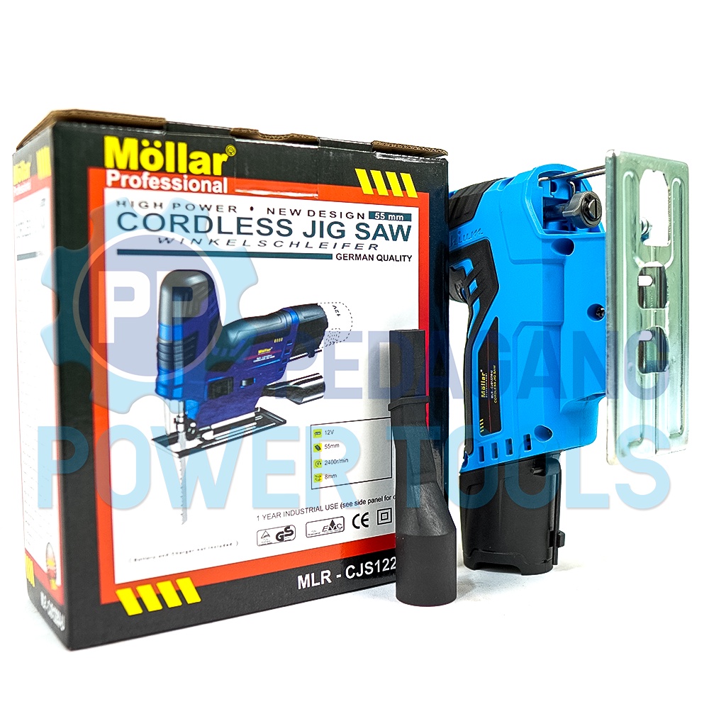 MOLLAR CJS12250-U CORDLESS JIGSAW 12V GERGAJI TANPA CHARGER BATERAI