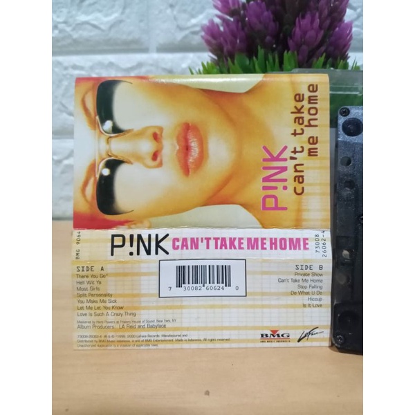 Kaset PINK - CANT TAKE ME HOME