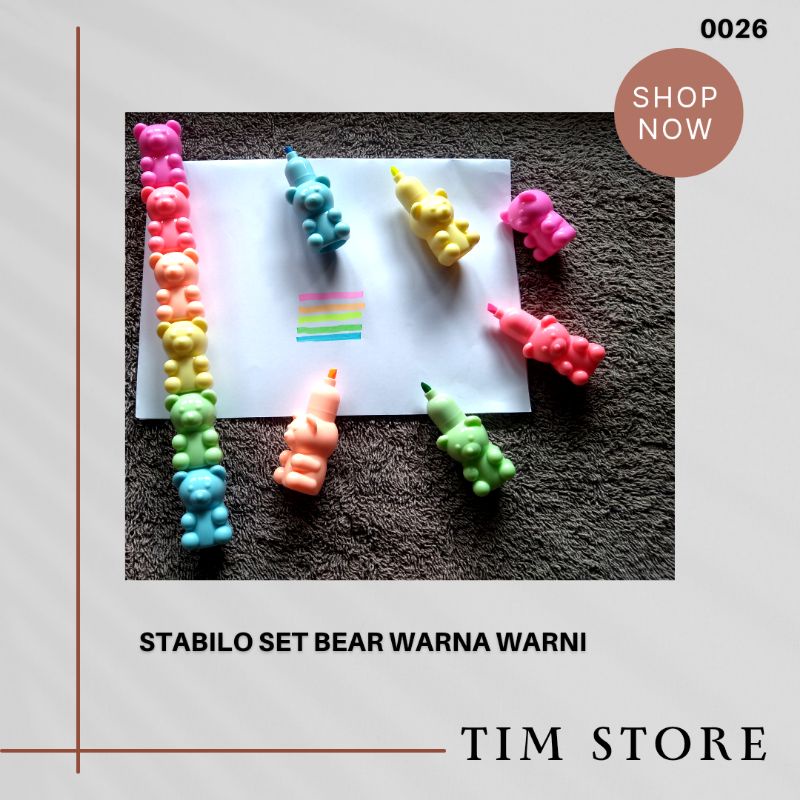 

STABILO SET BEAR WARNA WARNI
