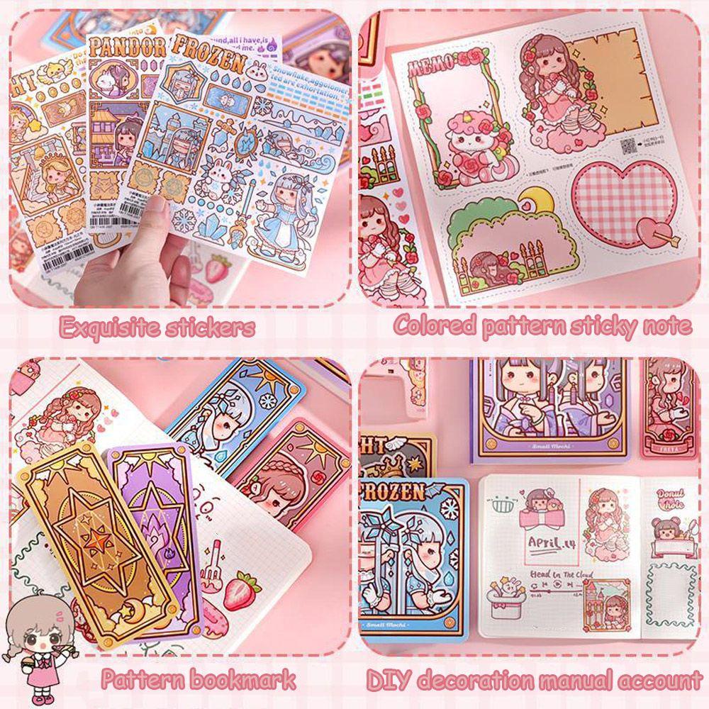 Set Stiker Tape Mini Motif Bunga Untuk Dekorasi Buku Diary