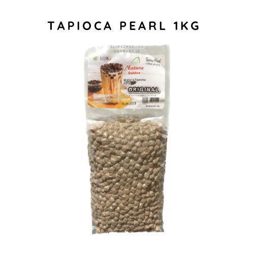 

Tapioca Pearl Bubble 1kg/Tapioka Hitam/Black Pearl/ Topping Natura Golden