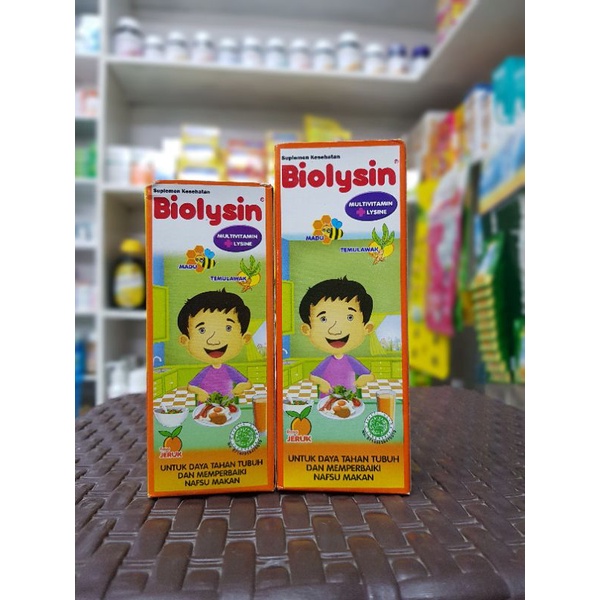 Biolysin Sirup/Multivitamin/Suplemen Makanan/Untuk Daya Tahan Tubuh Anak