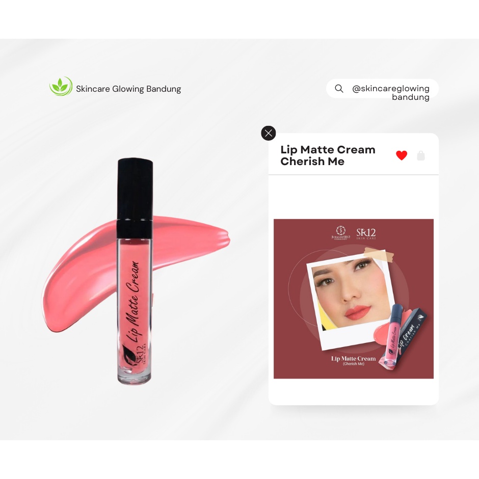 Lip matte Cream Lipcream Pewarna Bibir Lip Krim Cream Pewarna Bibir Merah Gincu Bibir Lipstik Krim Lip Cream Tahan Lama Anti Luntur Lip Cream Long Lasting