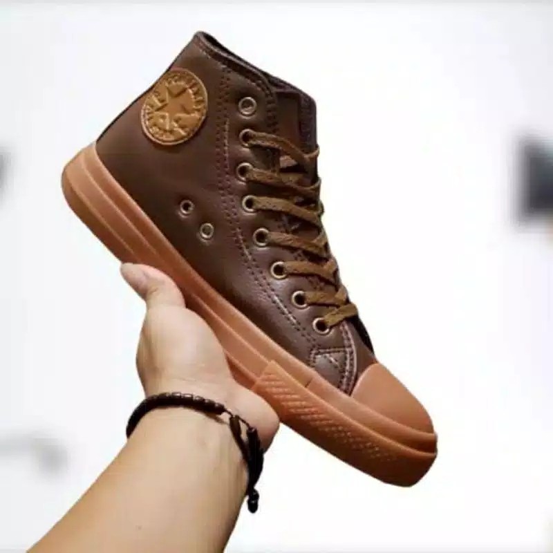 CONVERSE KULIT PREMIUM Sepatu Converse Allstar kulit import