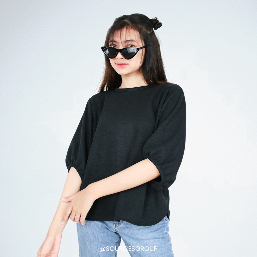 IL - MIRZA BLOUSE ATASAN LENGAN BALON WANITA KOREAN STYLE