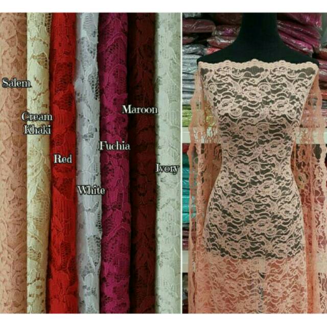 Kain brokat cord 2 meter