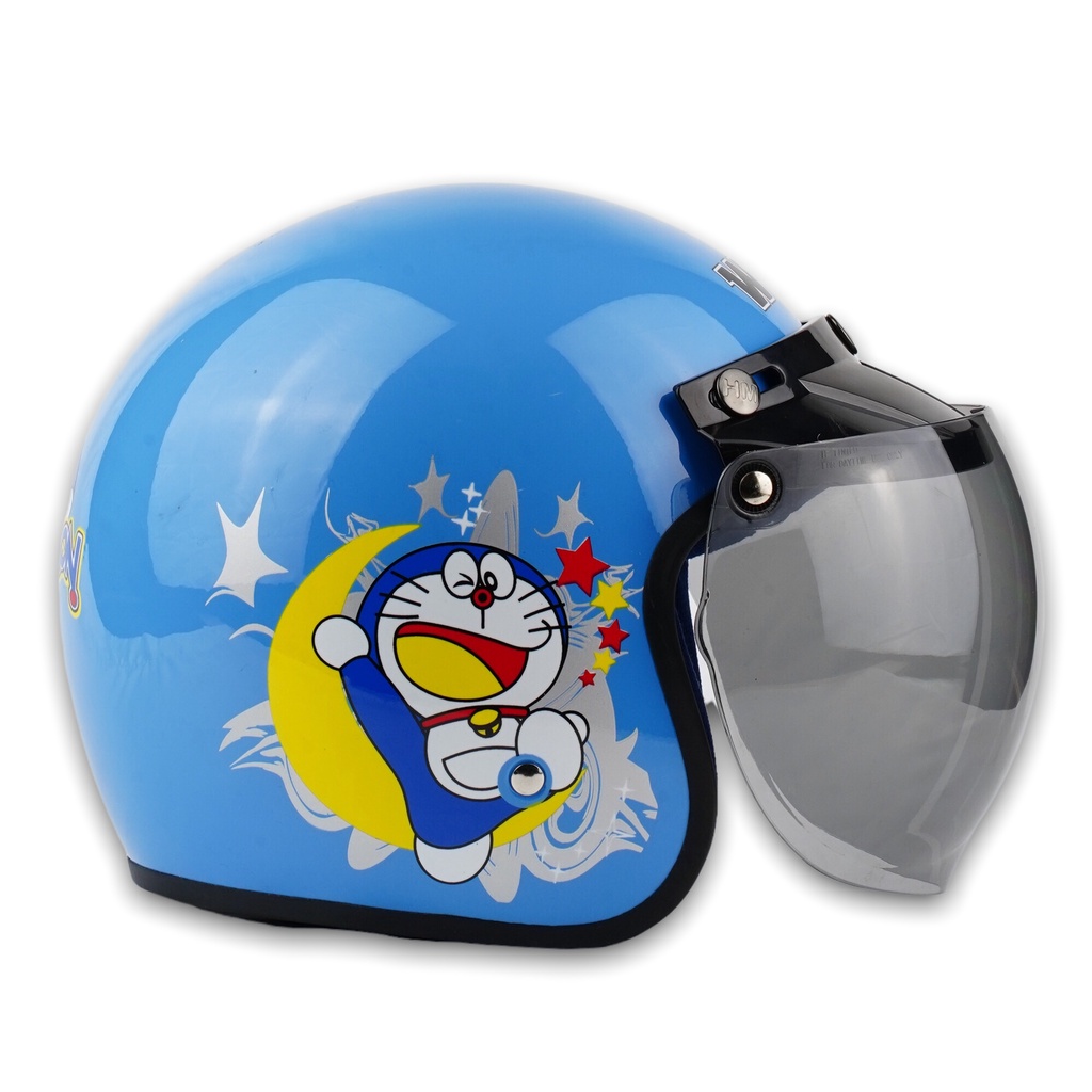 Helm Anak WTO Semi Retro - Doraemon