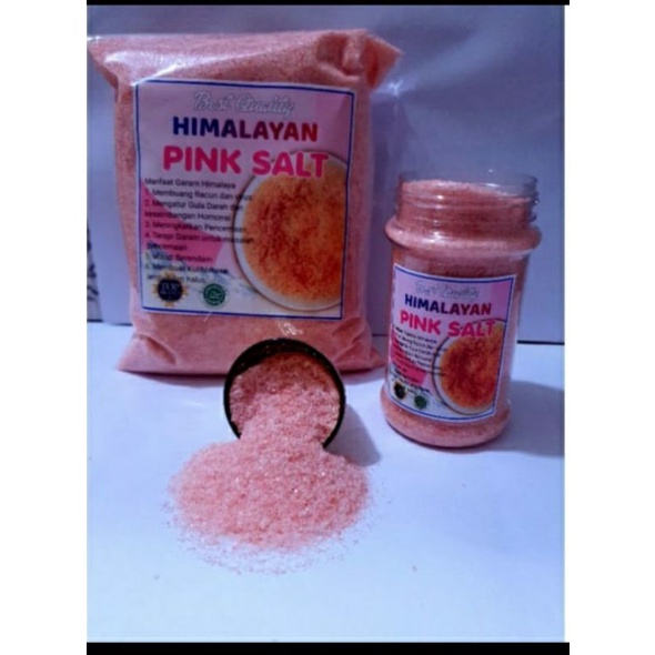 

Garam Himalaya Pink salt Berat 500gr