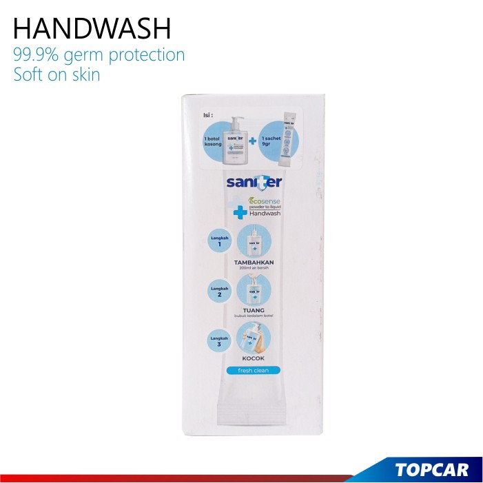 SANITER Hand Wash Powder To Liquid Starter Kit Nourishing Clean Kuman Bakteri Sabun Cuci Tangan