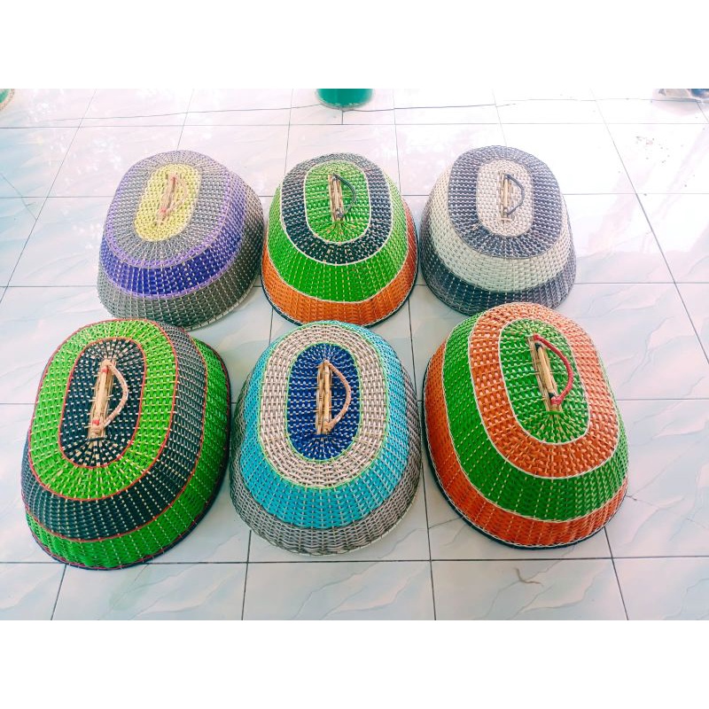 tudung saji rotan/tudung saji rotan sintetis/tutup nasi