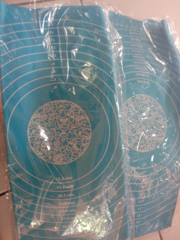 Alas Adonan Kue Silicone 50x40 Cm Mat Alas Kue Silicone
