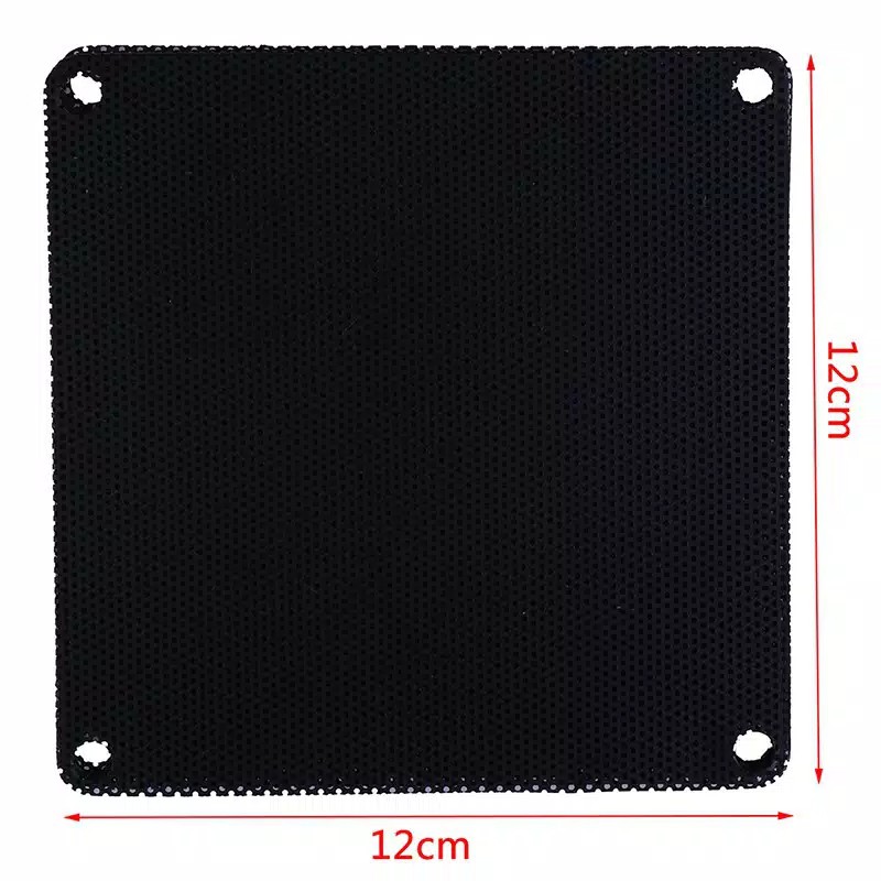 Dust Filter Mesh Pvc 12cm Anti Debu Cover Kipas Pendingin Komputer PC