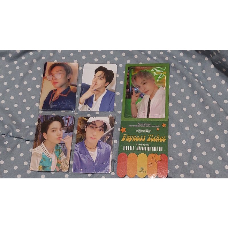 The Boyz Thrilling Thrill Ride Printilan Photocard Ticket Express Younghoon Jacob Hyunjae Haknyeon