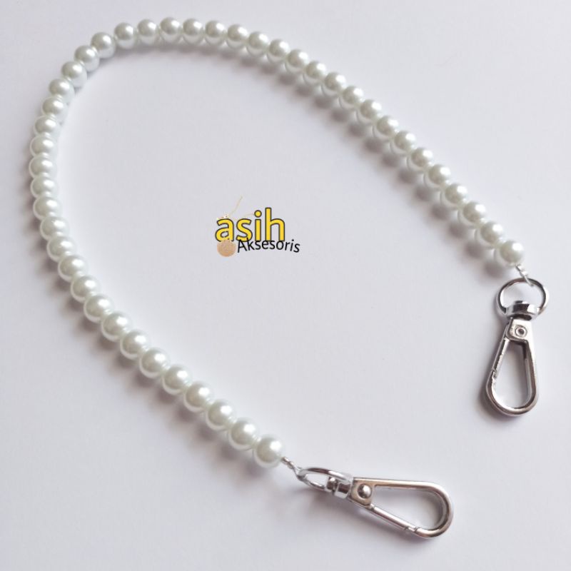 Tali tas mutiara berat 8mm ( 40cm )