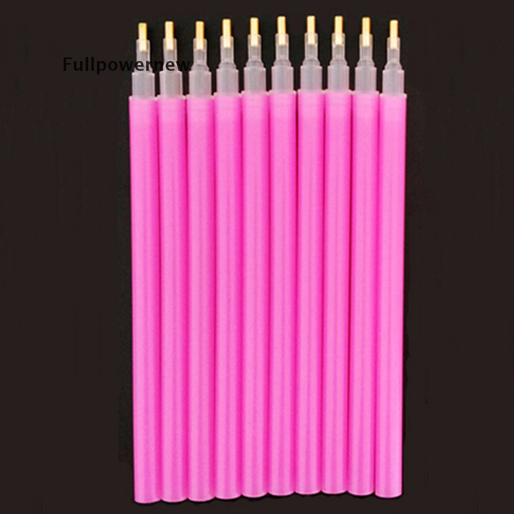 (FULL) 10pcs / Set Dotting Pen Akrilik Untuk Nail Art