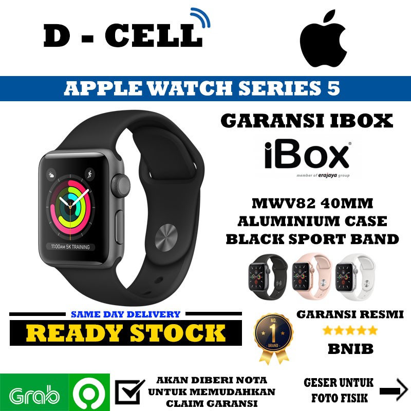 Resmi IBOX Apple Watch Series 5 S5 MWV82 - MWV72 - MWV62 Gray Gold Silver Aluminium Sport Band TAM