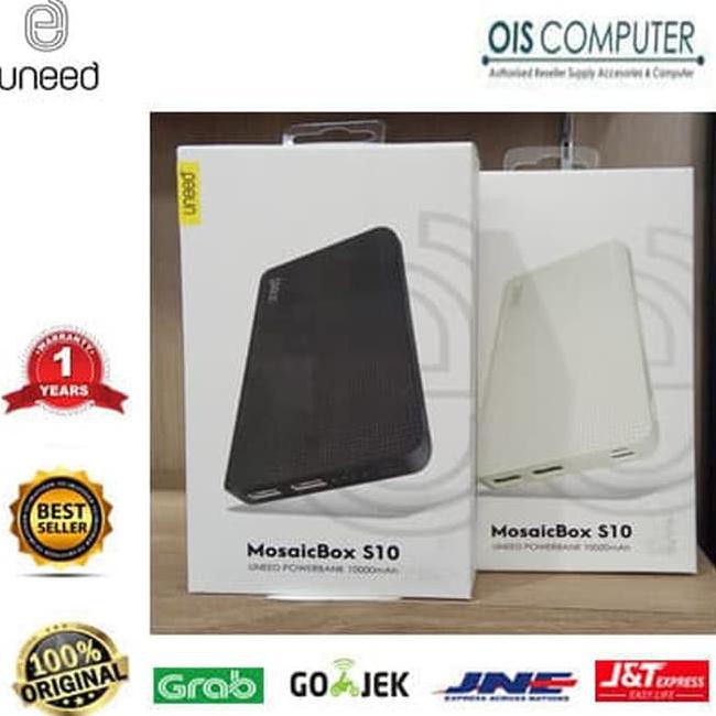 POWERBANK / POWER BANK UNEED 10.000 MAH / 10000 MAH - Hitam termurah 