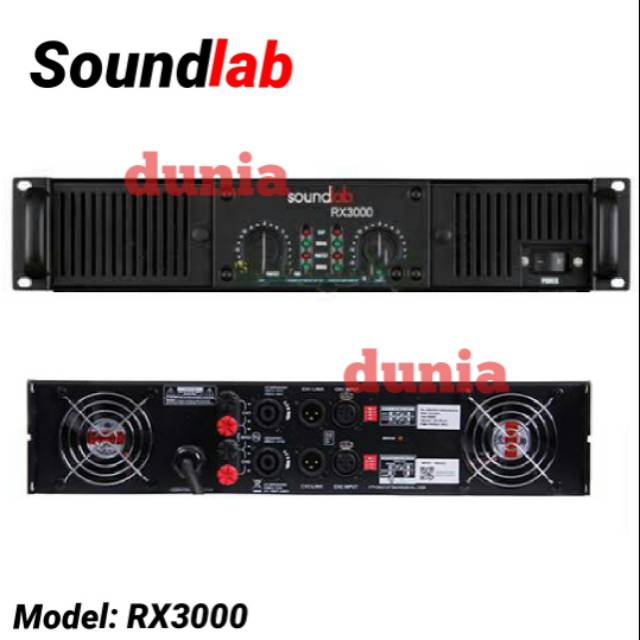 Power Soundlab RX 3000 Original Amplifier RX3000