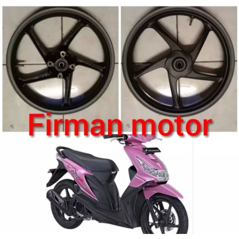 velg depan beat karbu original