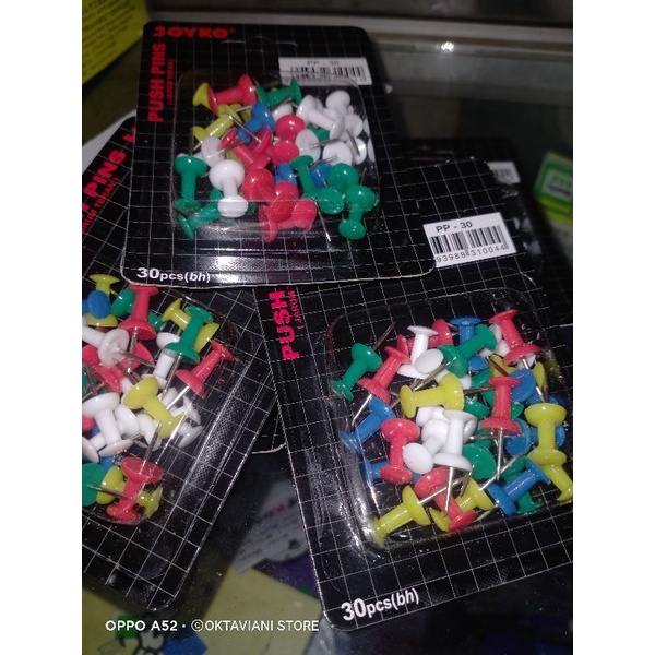 

PUSH PIN STEREOFOAM PAKU MALDING PAKU DUNDING JOYKO PP308