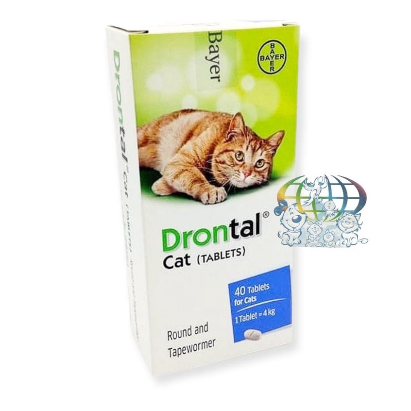 Drontal Cat Plus Obat Cacing Kucing Tablet