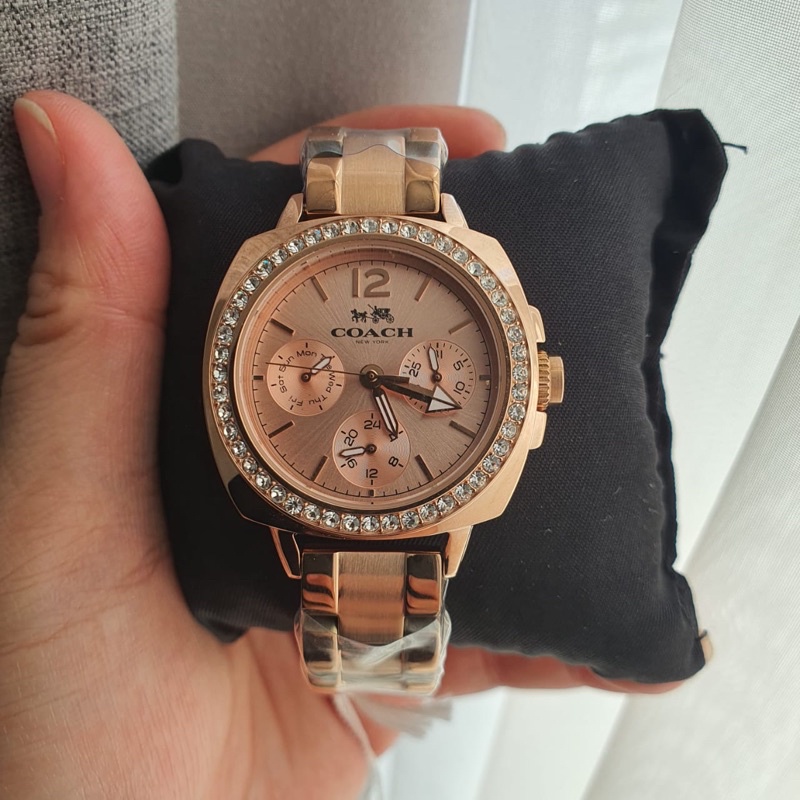 JAM TANGAN COACH WANITA STEINLESS STEEL BLINK BOYFRIEND ORIGINAL COD GARANSI UANG KEMBALI