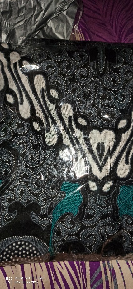 Batik Couple Keluarga Original Uzla Collection Motif Truntum Dimensi Abu