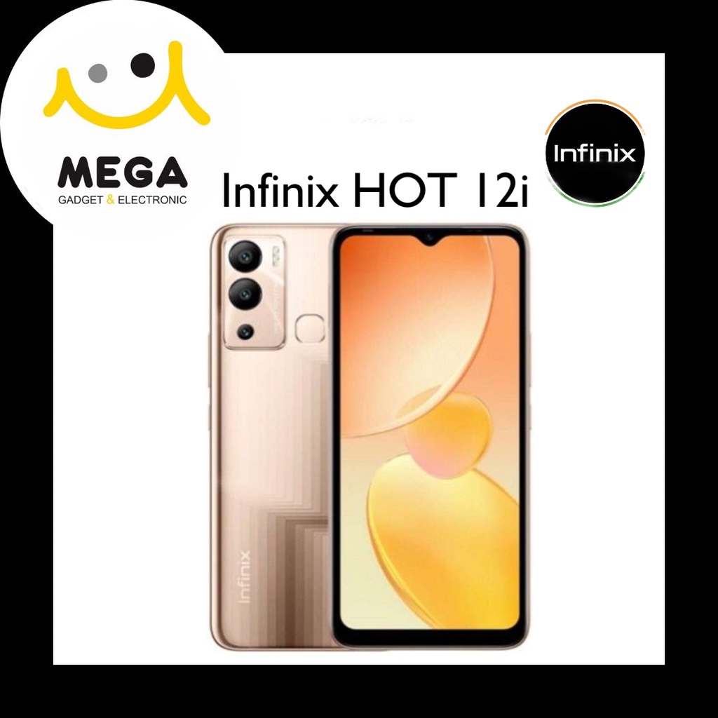Infinix Hot 12i 4GB + 64GB Garansi Resmi Infinix Indonesia-Gold