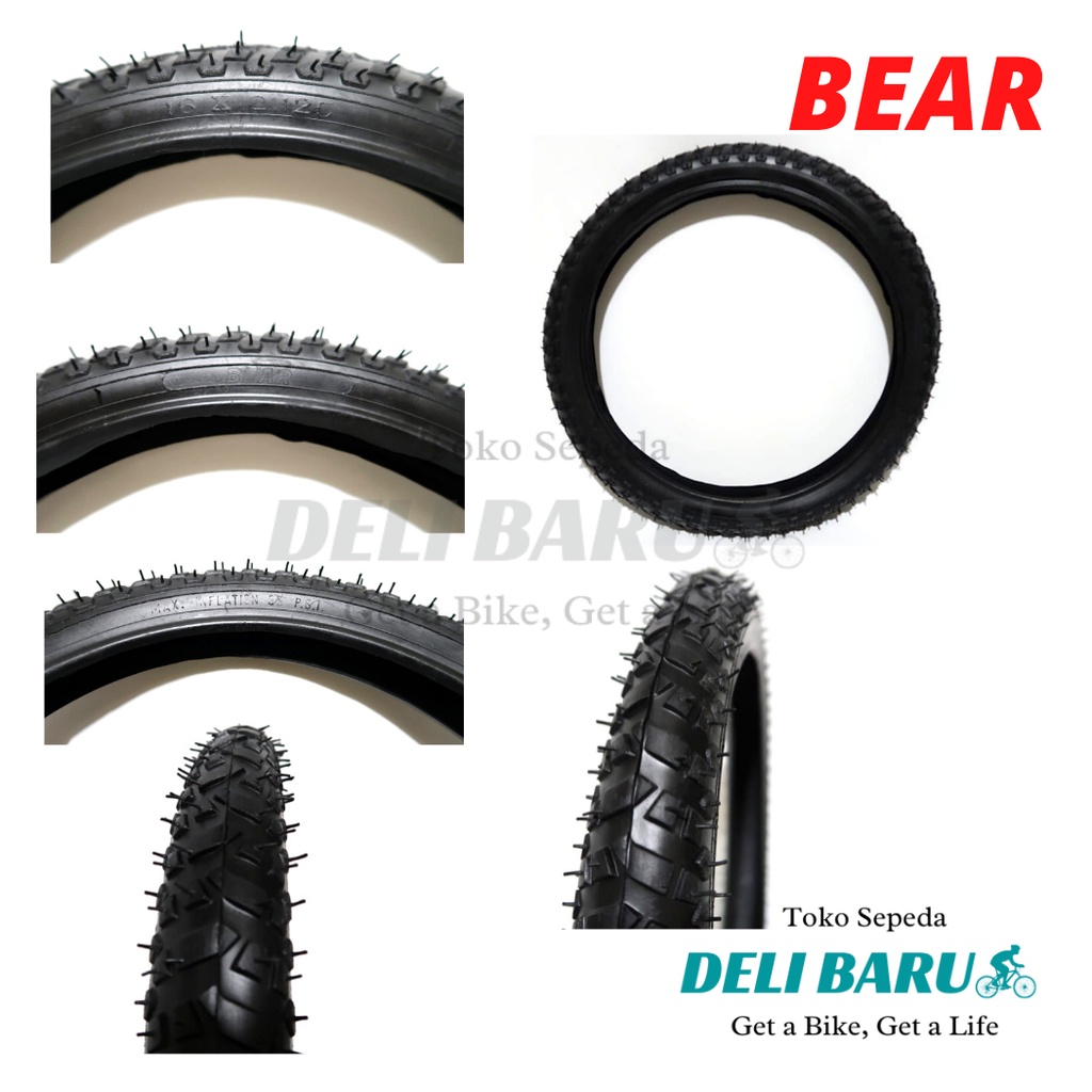 Bear Ban luar 16 x 2.125 sepeda anak