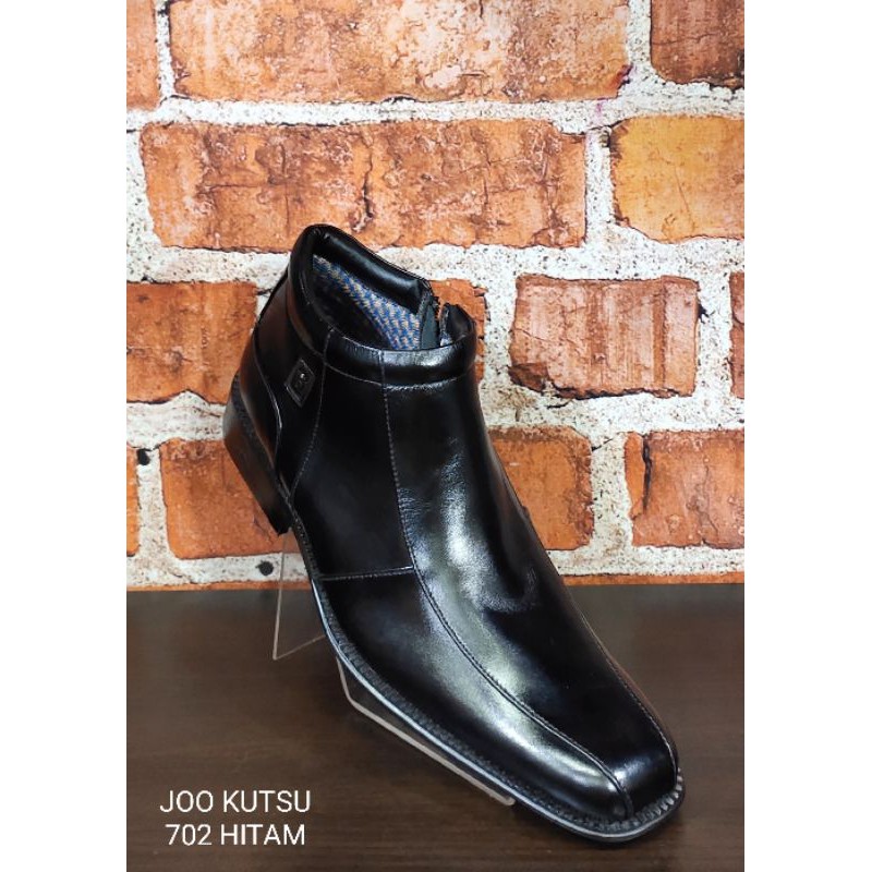 sepatu kantor boots pria , sepatu kantor cowok , sepatu formal boots JOO KUTSU