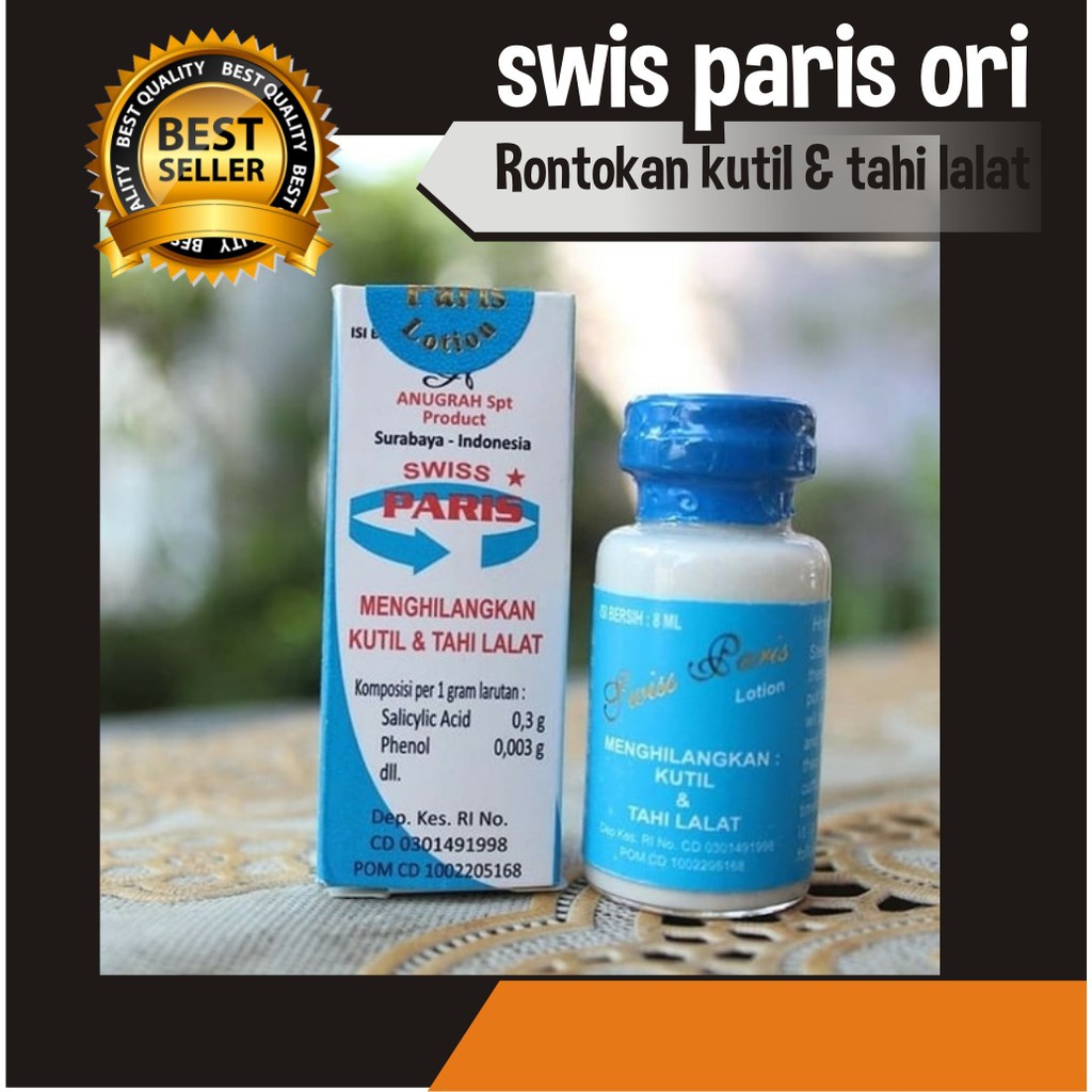Penghilang Tahi Lalat dan Kutil Swiss Paris Lotion Salep Penghilang Tahi Lalat hidup dan mati Ori