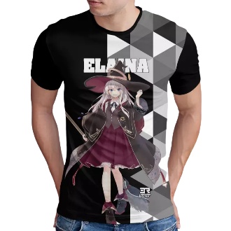 kaos printing anime Majo No Tabi Tabi Elaina