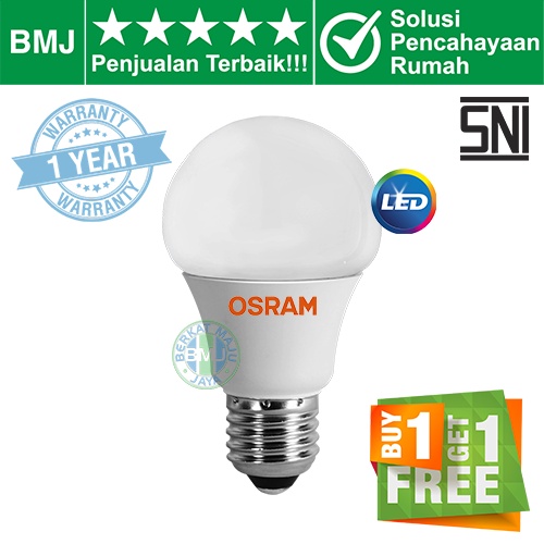 OSRAM LED BULB 5 WATT. LED OSRAM 12 WATT. LAMPU LED OSRAM 7 WATT. LAMPU LED GARANSI 5W. LED BULB PUT