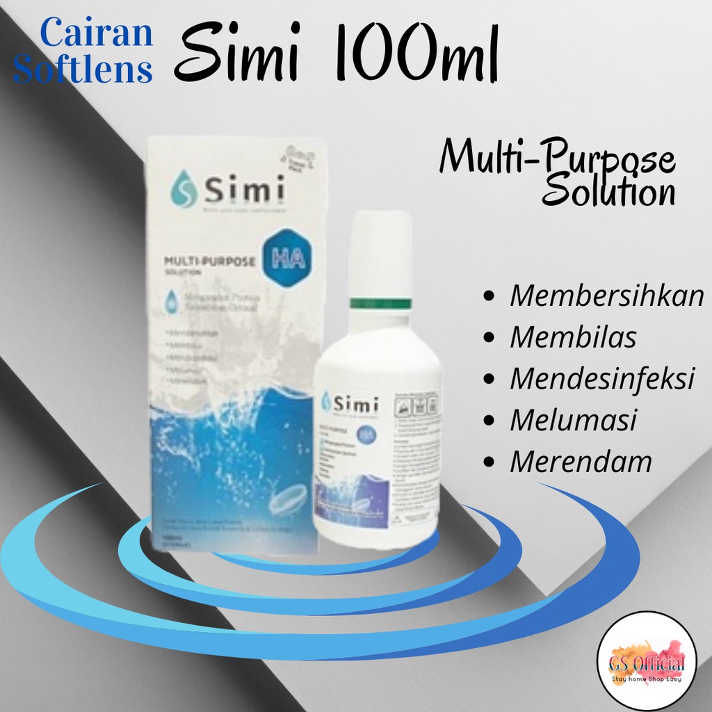 CAIRAN / PEMBERSIH / AIR CUCI SOFTLENS SIMI 100ml