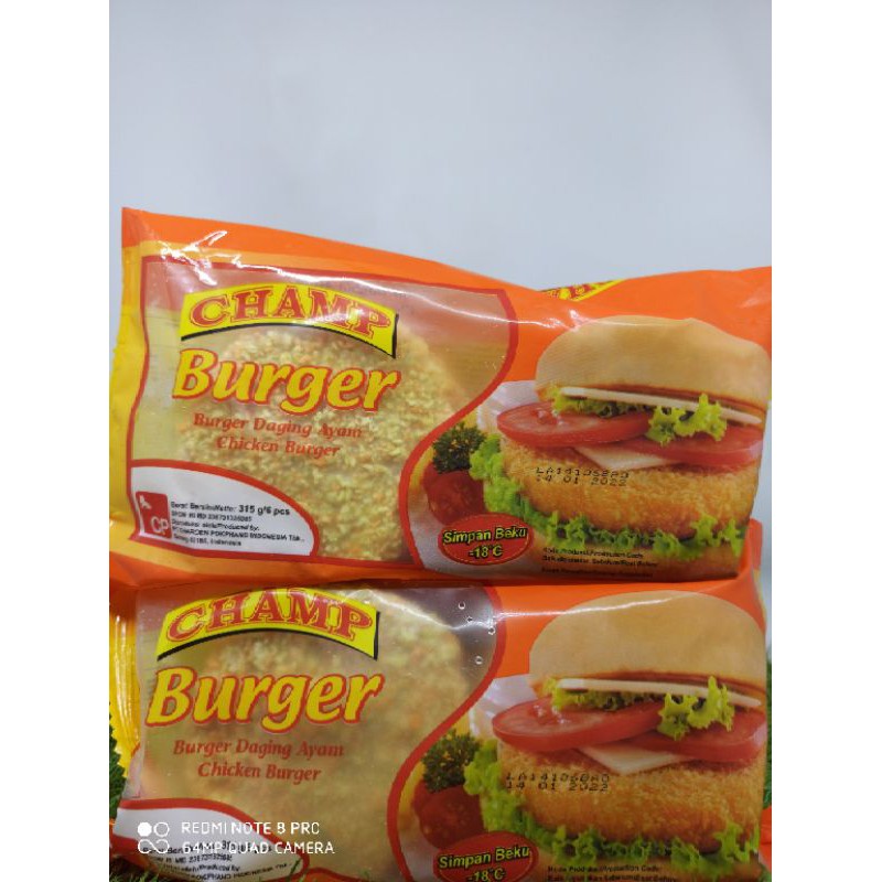 

Champ Burger 315 gr