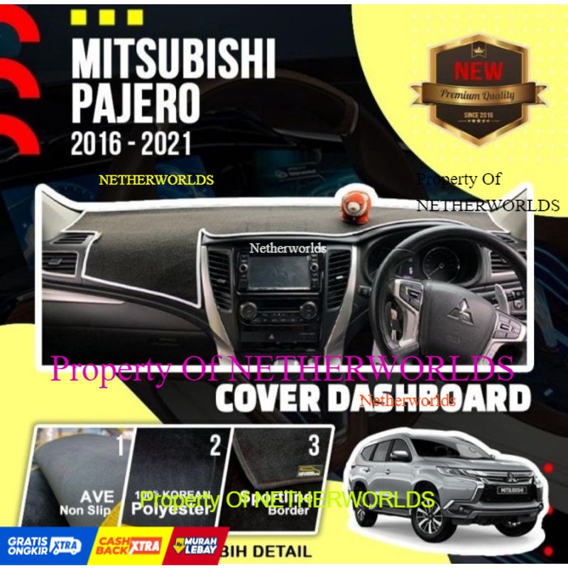 Jual Buy Get Alas Cover Dashboard Mitsubishi New Pajero Sport Dan Pajero Old