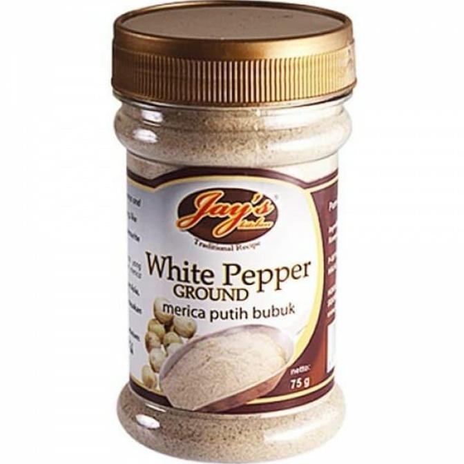 

BERKUALITAS! Jay's White Pepper Ground | Lada Putih Bubuk Jays | Jay Merica Putih