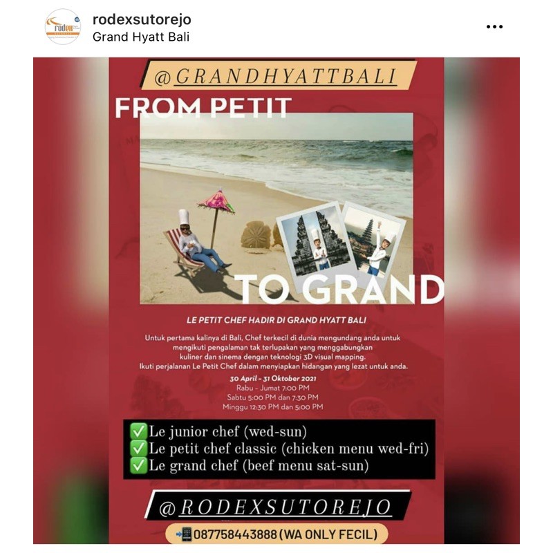 le petit chef dinner