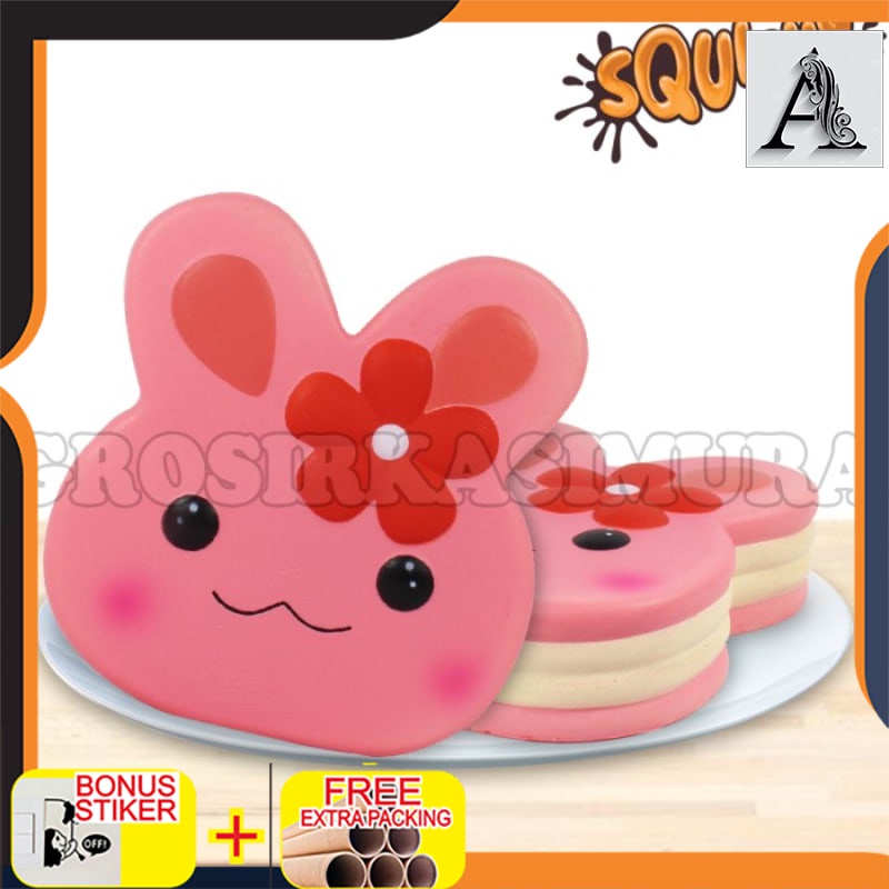 

Murah Terlaris!! Squishy Pancake Rabbit Pink Besar Slow & Wangi MR23127