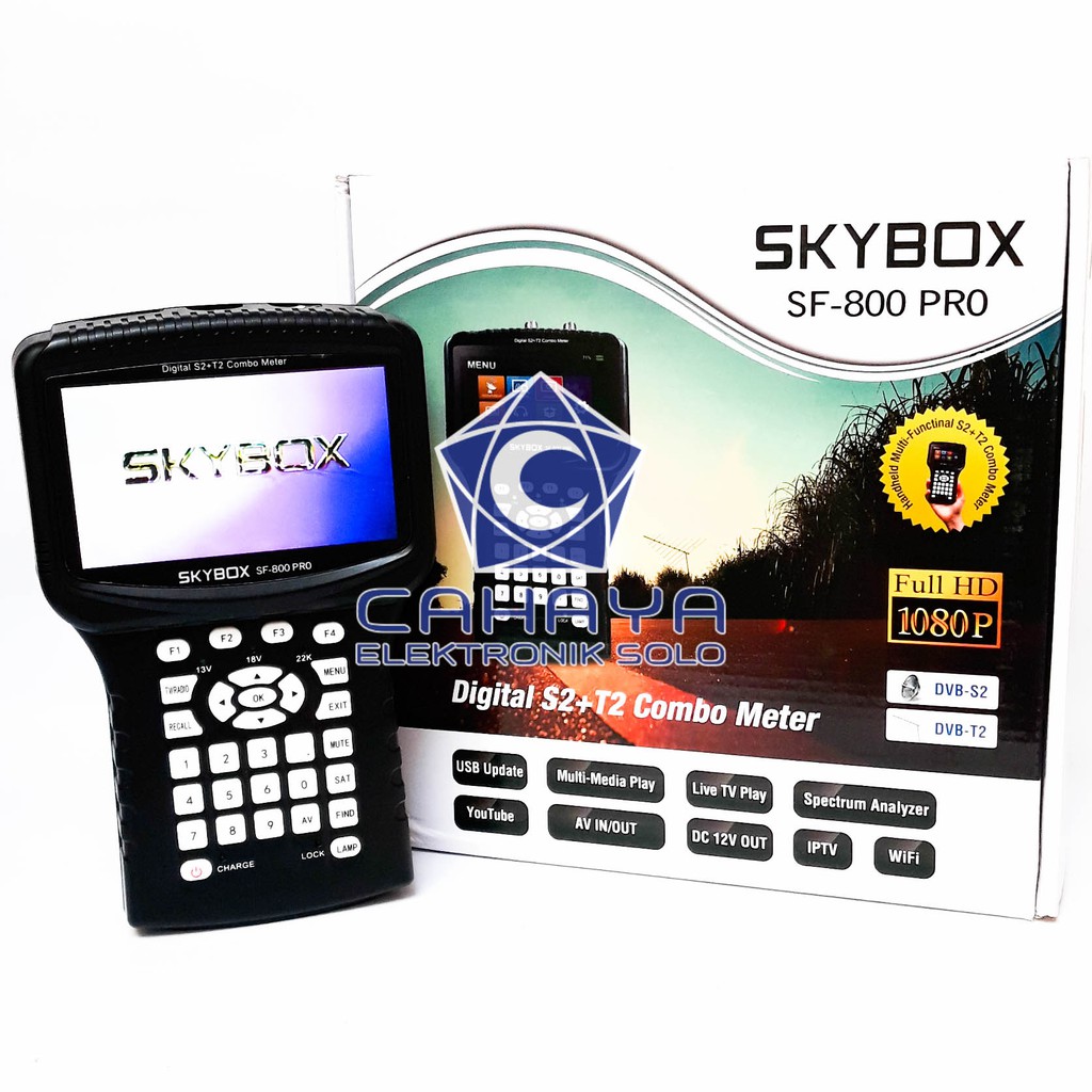 Satelit Finder HD Skybox SF800 PRO DVBt2 Tracking SF 800 Antena LNB