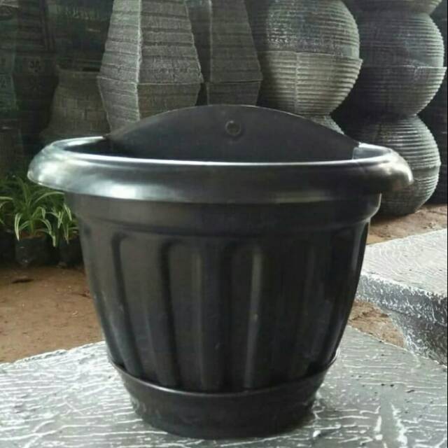 Pot tempel dinding Hitam GBL 20