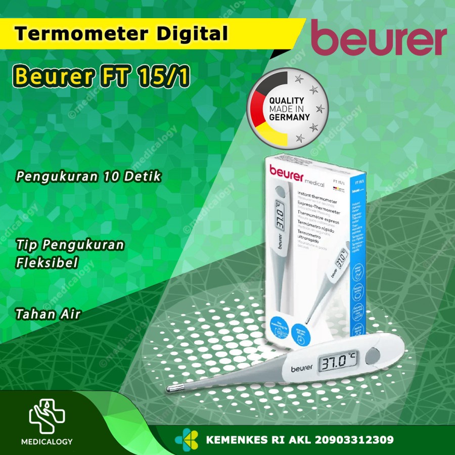 BEURER Termometer Digital FT 15/1 | Termometer Ketiak Beurer