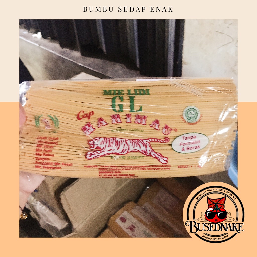 

1Kg Mie Gomak/ Mie Lidi/ Mie Medan