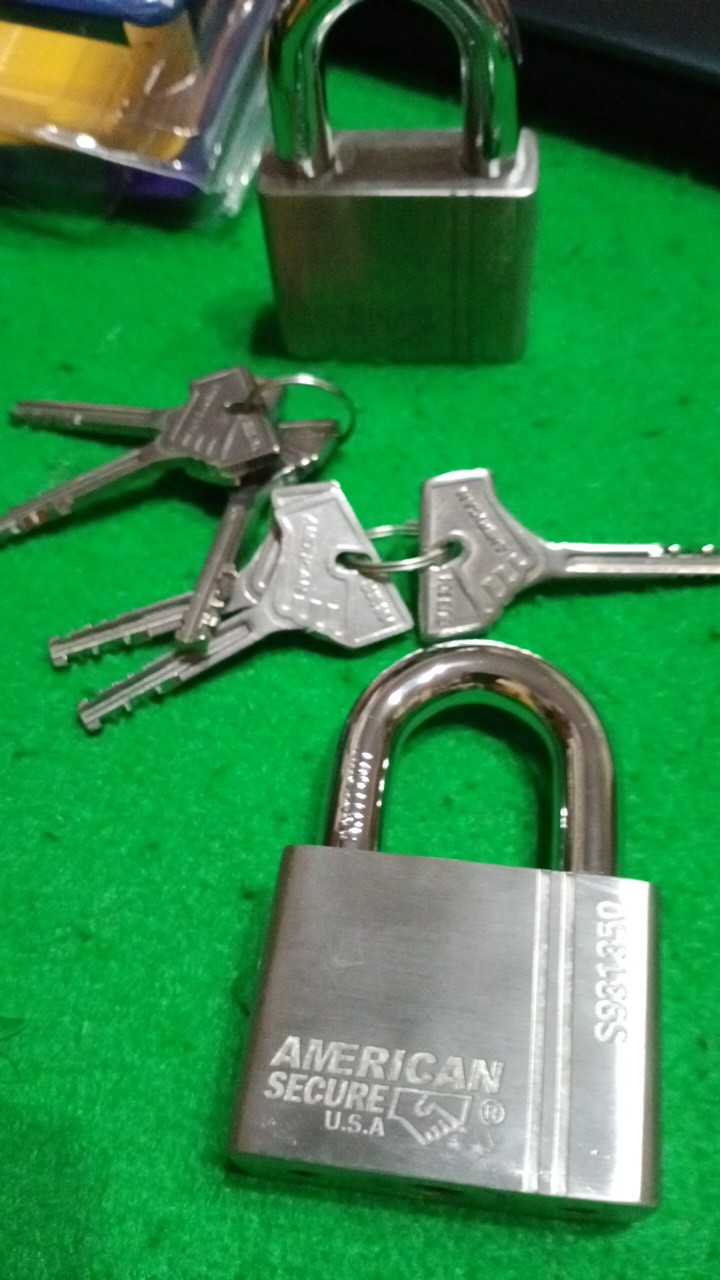 American Secure Gembok Anti Maling 50mm Short Termurah - 50 Mm Pendek