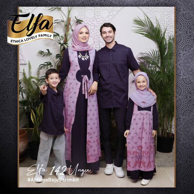 SARIMBIT ETHICA ELFA 194 UNGU (KAGUMI 160, KAHFI 118, KAHFI KIDS 92, KAGUMI KIDS 60)