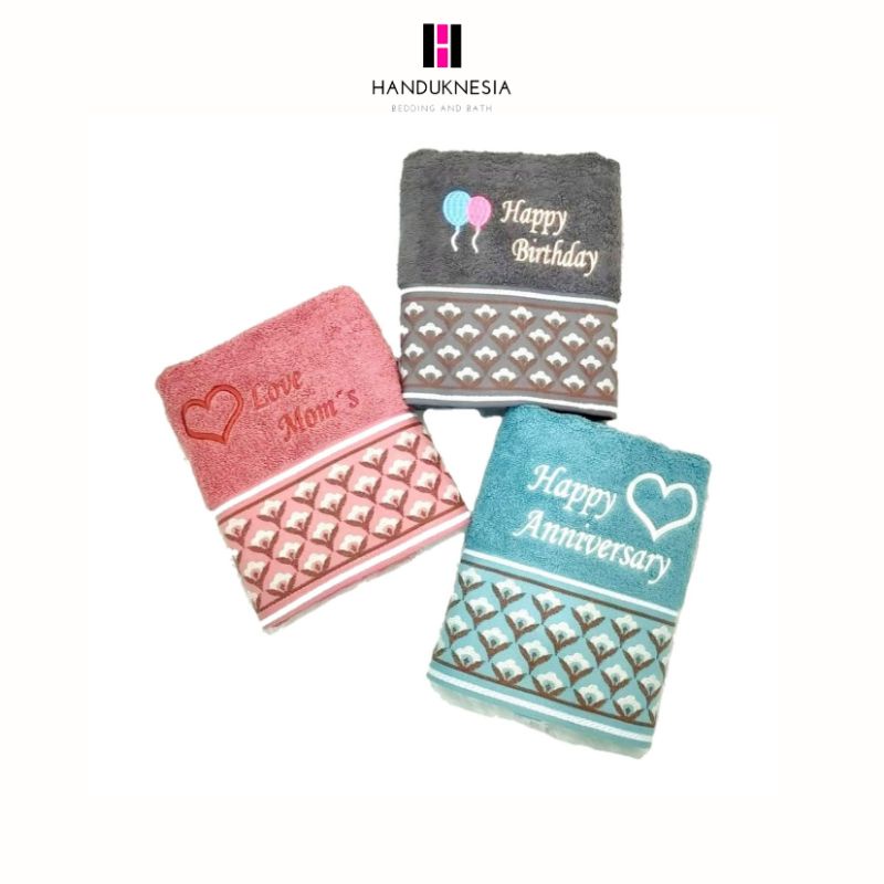 Jasa Bordir , Jasa Bordir Handuk , Bordir Handuk Seserahan , Bordir Handuk