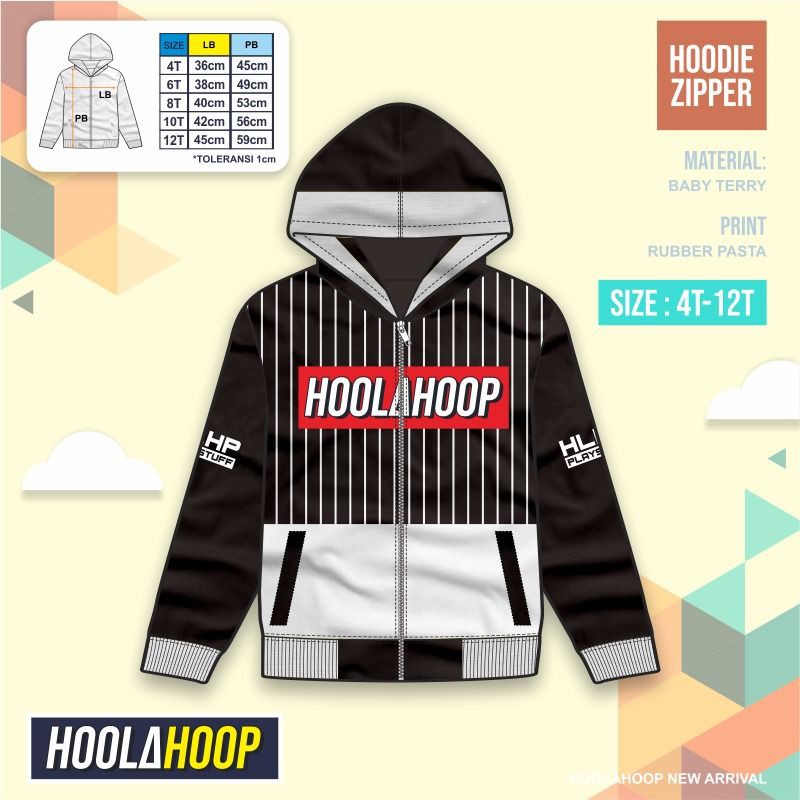 SALE RANDOM MOTIF Jaket Anak Hoddie 4_12 Thn