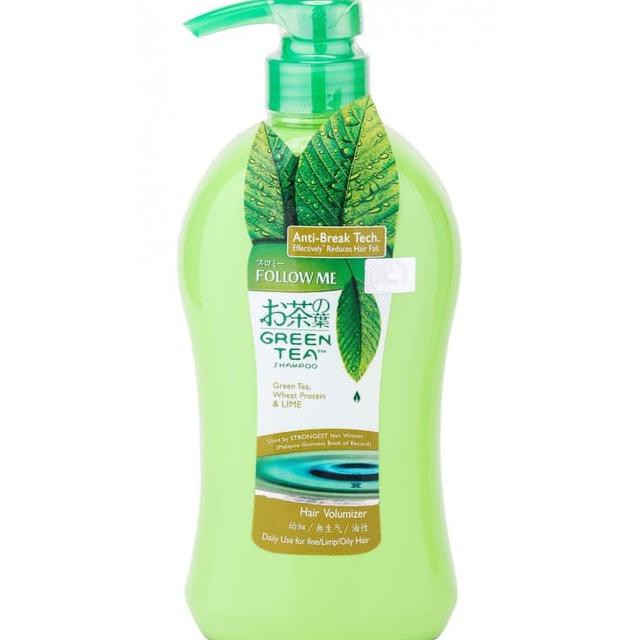 BEST DEAL FOLLOW ME GREEN TEA SHAMPOO HAIR VOLUMIZER (750ML) !